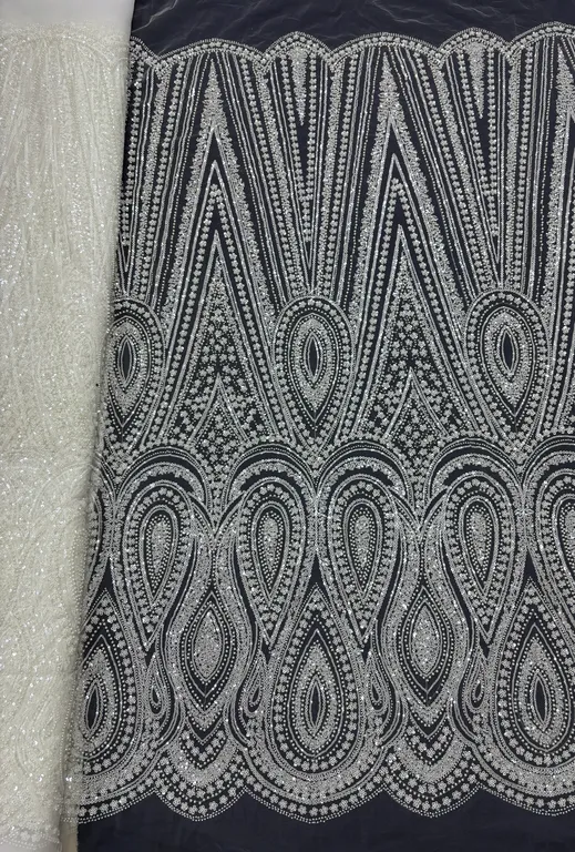 New designer imported beads work net fabrics DN-617