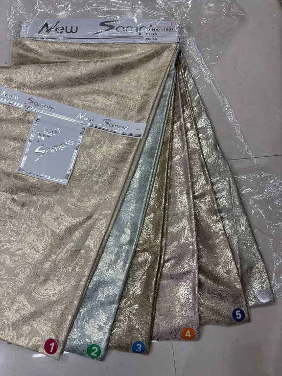 Imported milan double foil sandwash satin fabrics