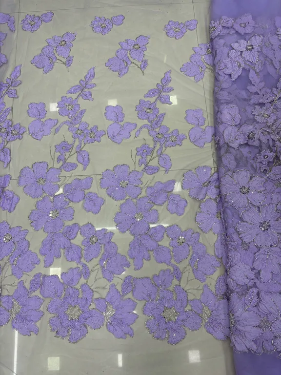 New designer imported ribbon handwork net fabrics 