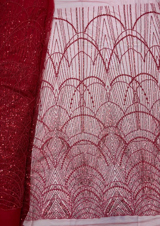 New designer imported beads work net fabrics DN-6744/D3